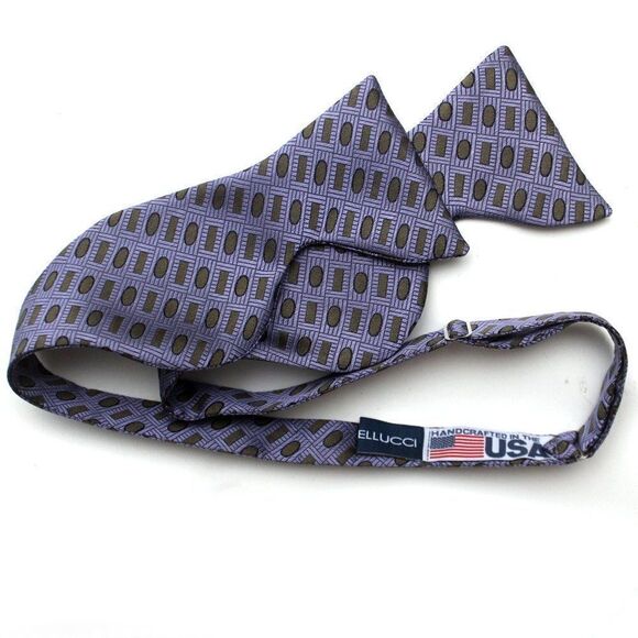 Men's Self tied Big Butterfly Bow tie S524 - Picture 13 of 13